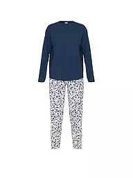 MEY | Pijama 7/8 SOFT LEO | Azul oscuro