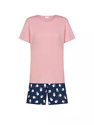 MEY | Pijama SCRIBBLED DOTS | Azul oscuro