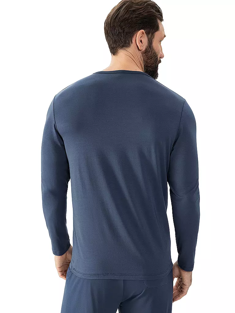 MEY | Pyjama Langarmshirt JEFFERSON fossil grey | Gris