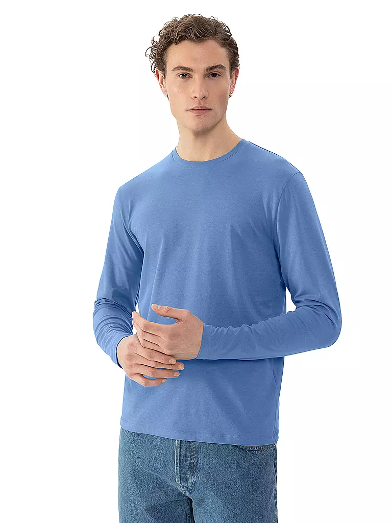 MEY | Pyjama Langarmshirt RELAX recent blue | Azul