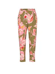 MEY | Pyjamahose 7/8 FLOWER WHIRL golden fern | Oliva