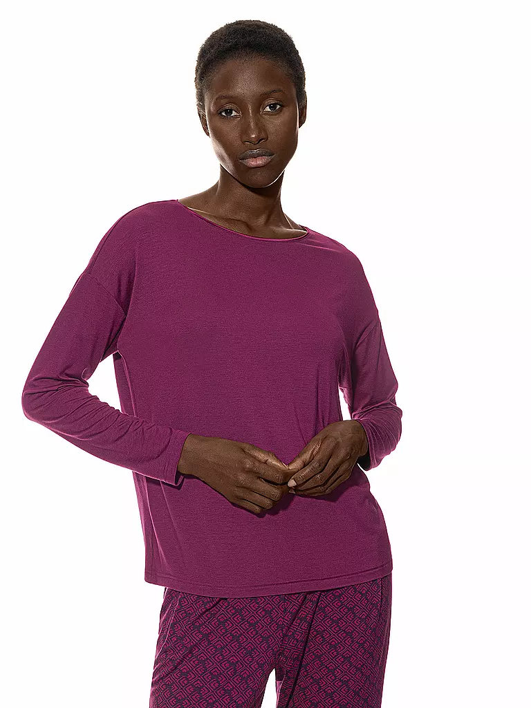 MEY | Pyjamashirt PURE CHIC barbados cherry | Baya