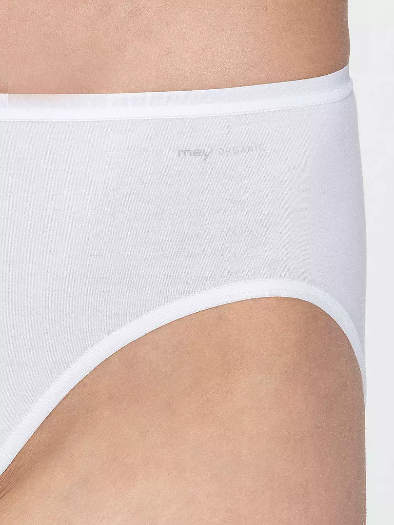 MEY | Slip americano SUPERFINE ORGANIC blanco | 