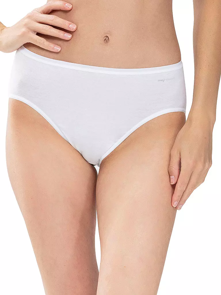 MEY | Slip americano SUPERFINE ORGANIC blanco | 