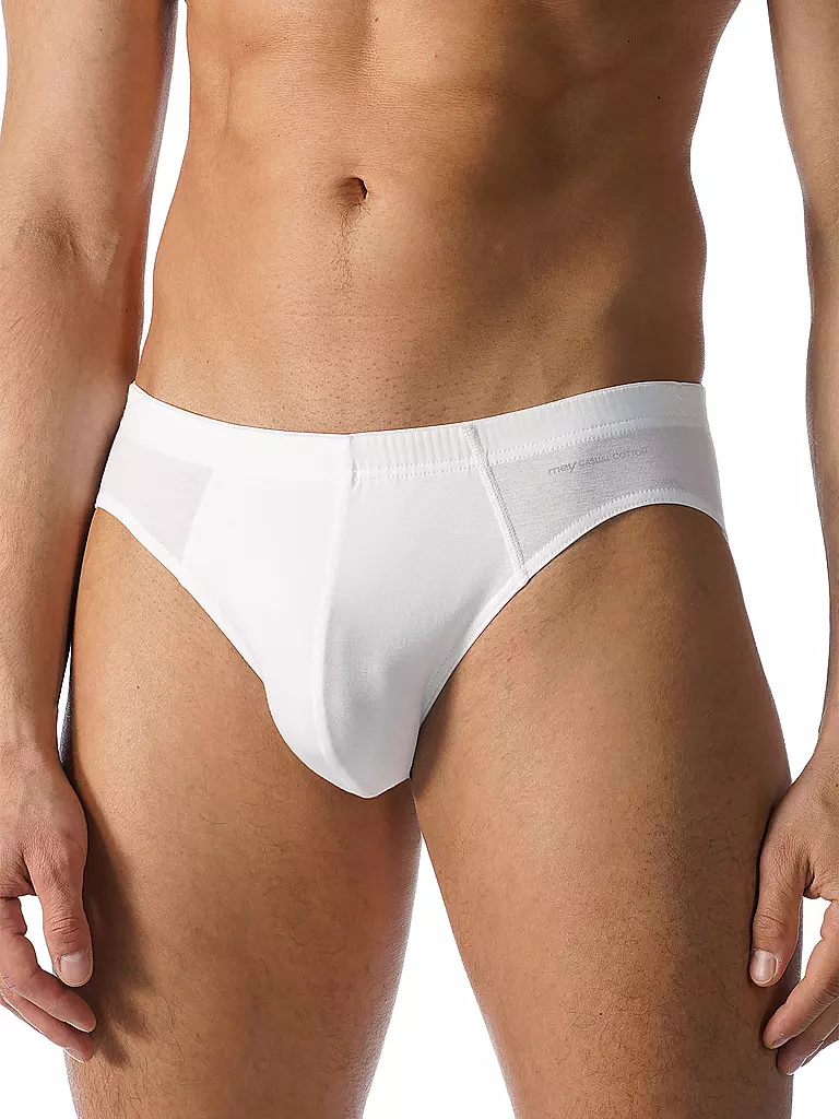 MEY | Slip CASUAL COTTON blanco | Blanco