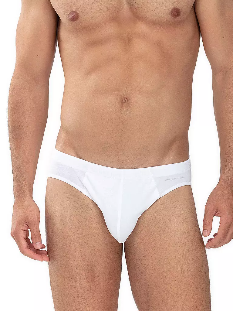 MEY | Slip CASUAL COTTON blanco | Blanco