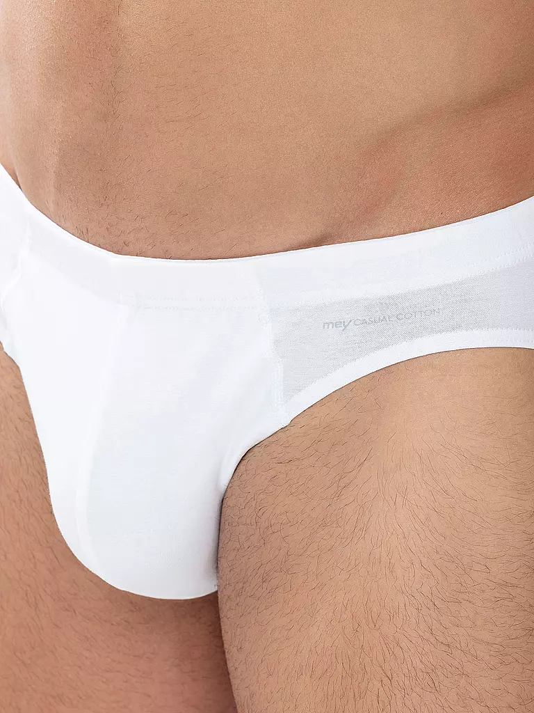 MEY | Slip CASUAL COTTON blanco | 