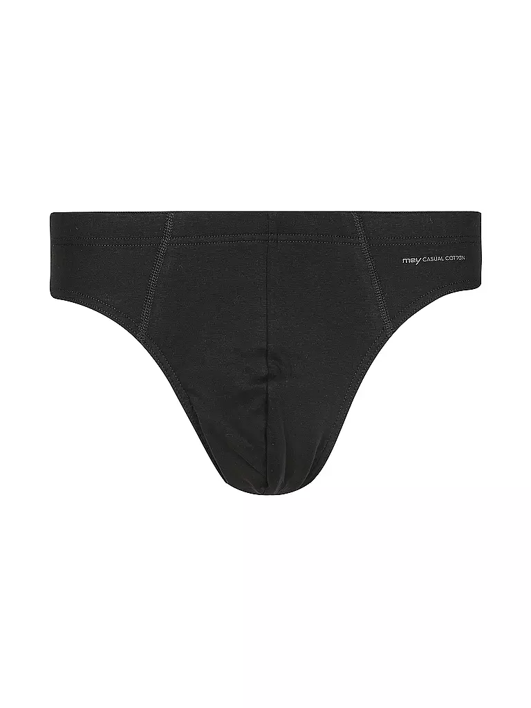 MEY | Slip CASUAL COTTON negro | Negro