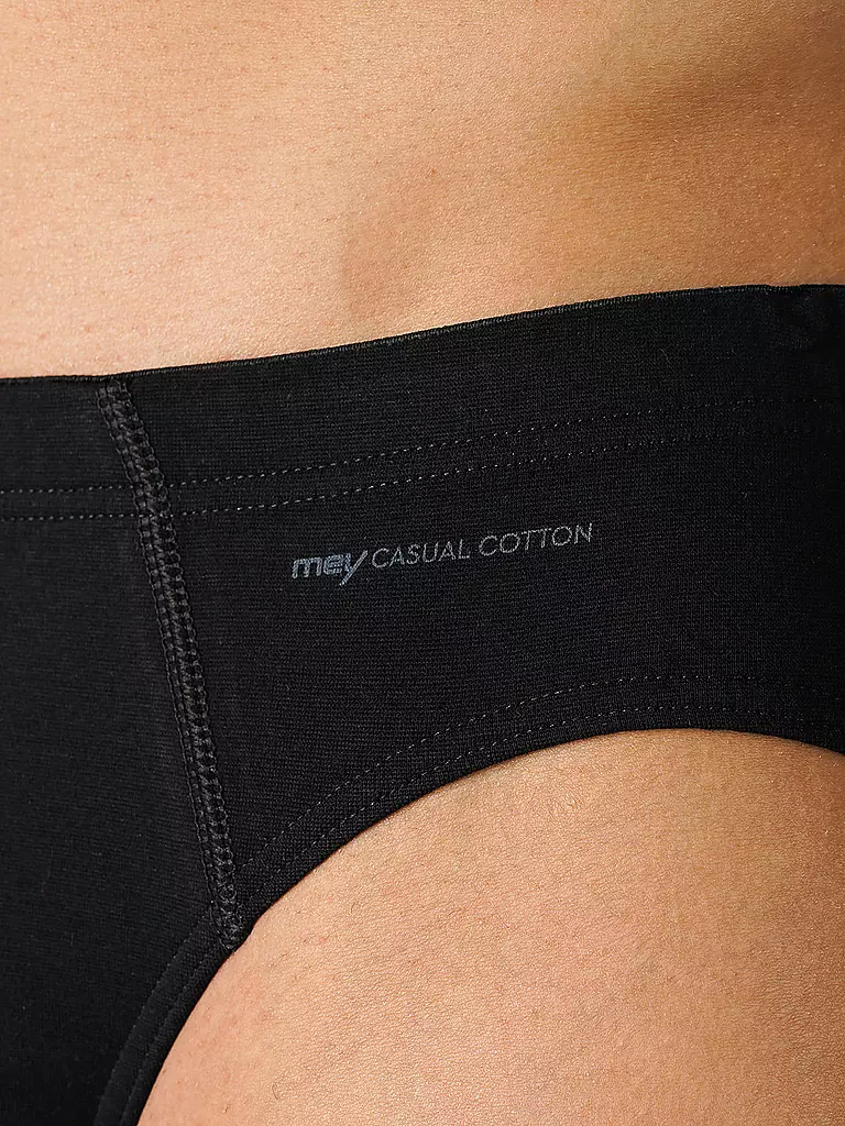 MEY | Slip Casual Cotton Negro | 