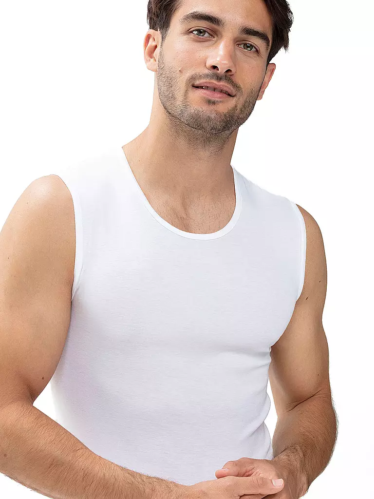 MEY | Slip Casual de Algodón Blanco | Blanco