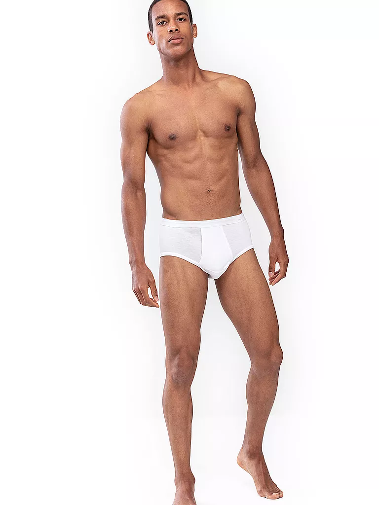 MEY | Slip con abertura blanco | Blanco