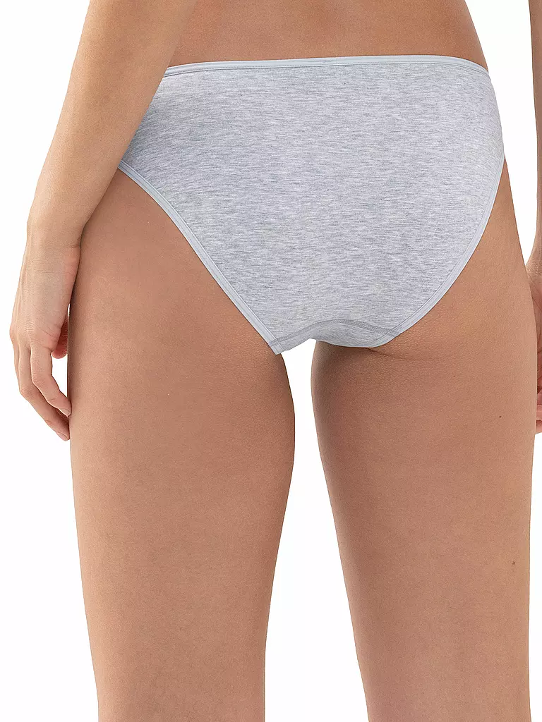 MEY | Slip COTTON PURE gris claro jaspeado | 