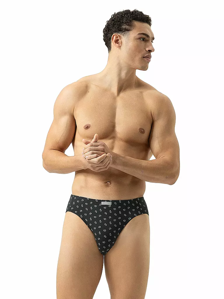 MEY | Slip gris lava | Azul oscuro