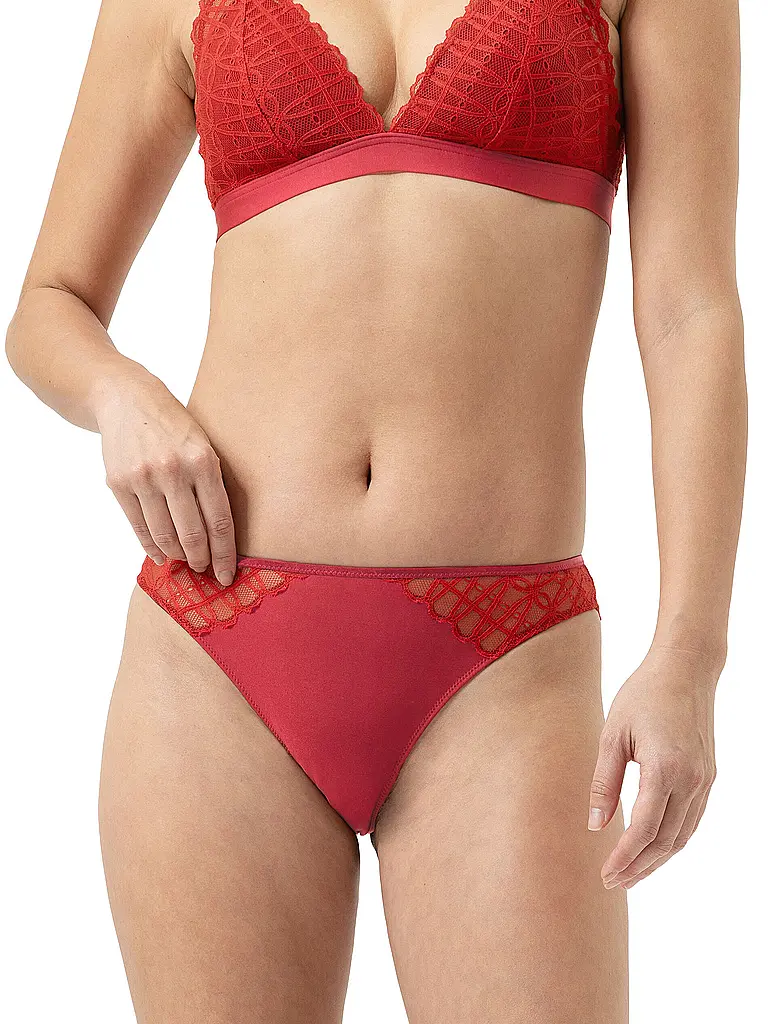 MEY | Slip POETRY TEMPTATION rojo gala | Rojo