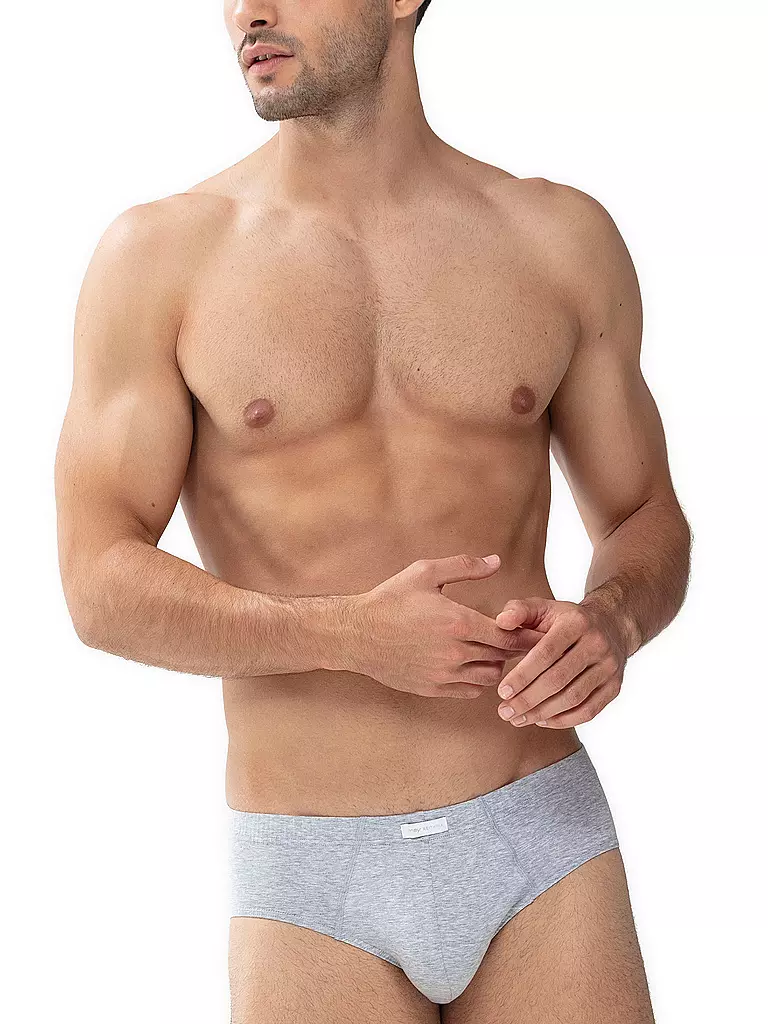 MEY | Slip RE:THINK gris claro jaspeado | 