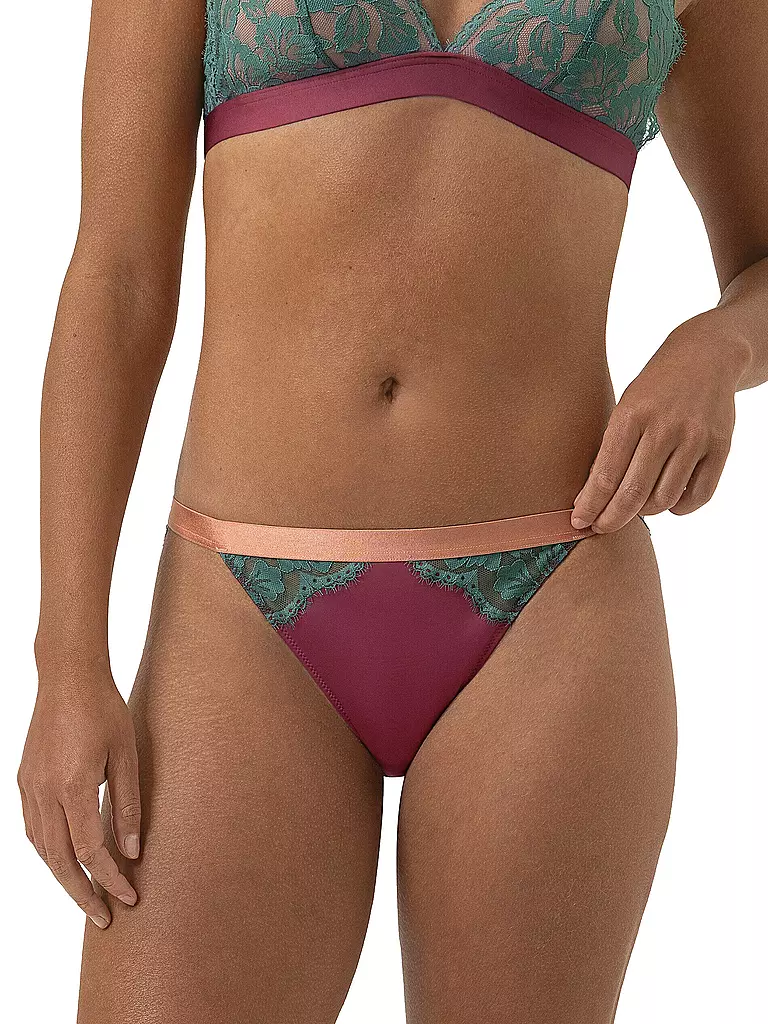 MEY | String POETRY VOGUE beau burdeos | Rojo oscuro