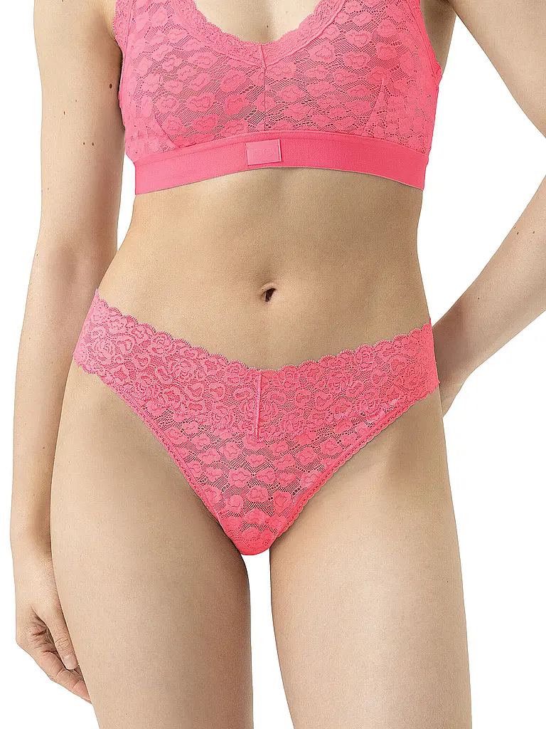 MEY | String SAVAGE LACE rosa paraíso | Rosa