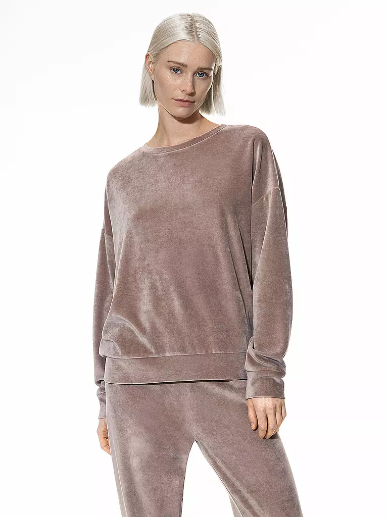 MEY | Suéter Loungewear VELVET DREAM | Marrón claro