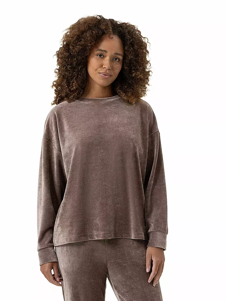 MEY | Suéter Loungewear VELVET DREAM | Marrón claro