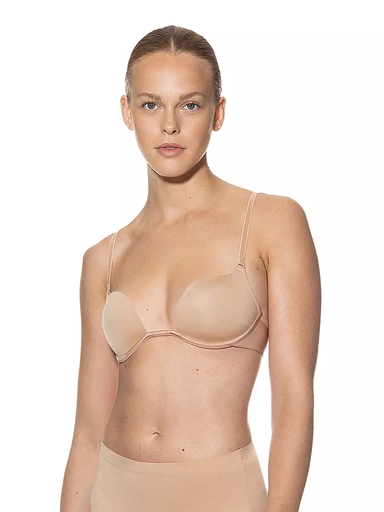 MEY | Sujetador Bi Stretch MULTIWAY JOAN DEEP PULINGE color crema tostado | Beige