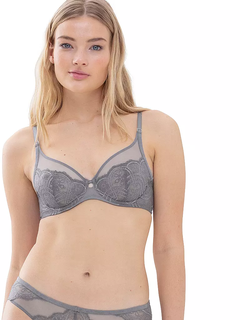 MEY | Sujetador con aros lovely grey | Gris