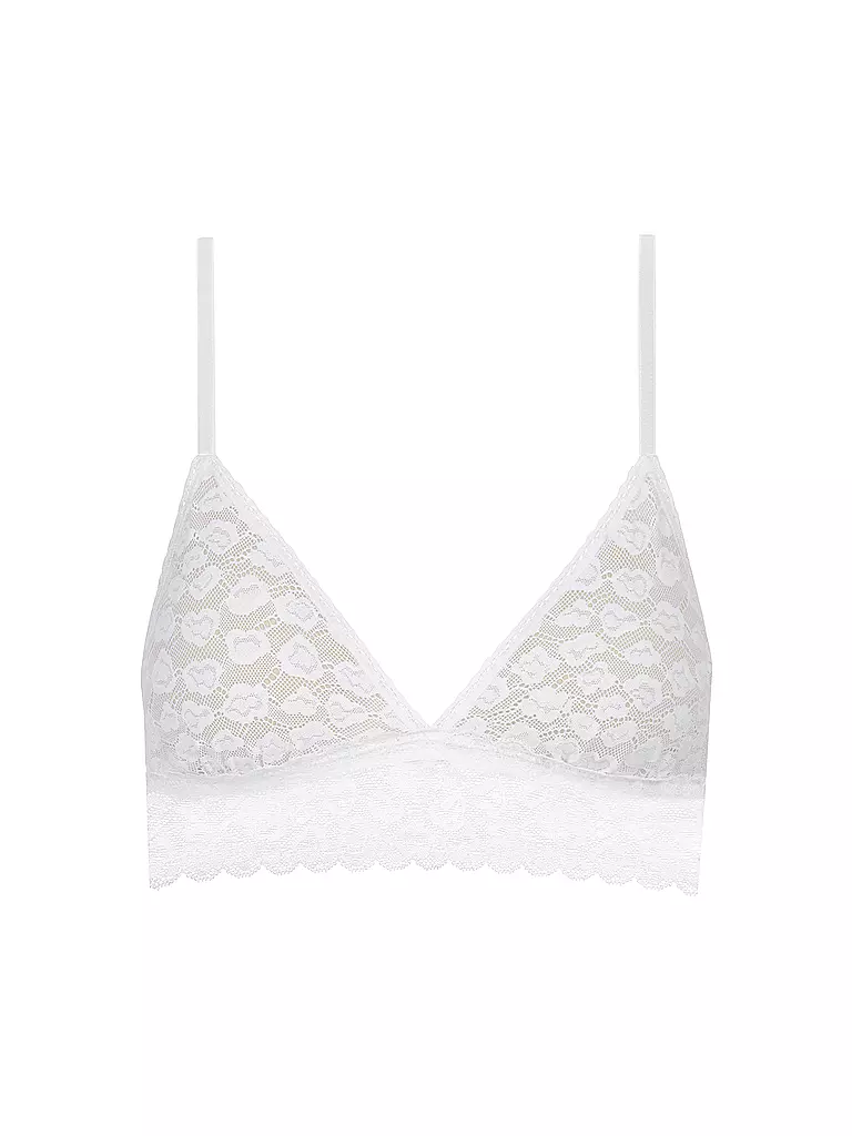MEY | Sujetador sin aros SAVAGE LACE blanco | Blanco