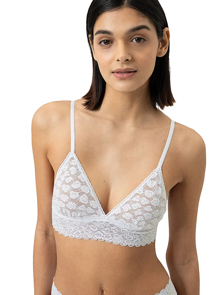 MEY | Sujetador sin aros SAVAGE LACE blanco | Blanco