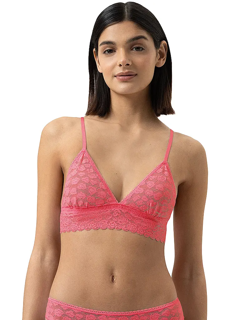 MEY | Sujetador sin aros SAVAGE LACE rosa paradise | Rosa