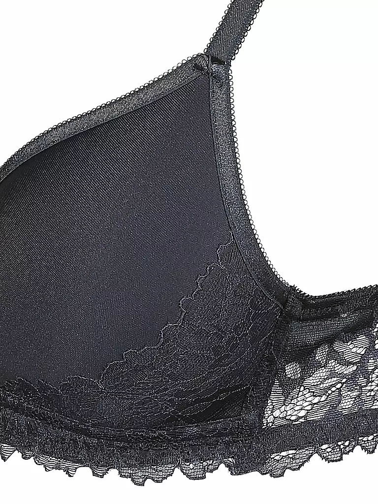 MEY | Sujetador suave Spacer sin aros LUXURIOUS azul noche | Azul