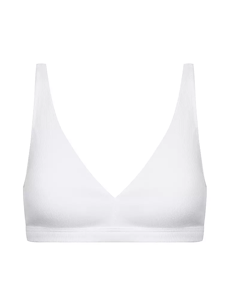 MEY | Sujetador Triángulo ORGANIC COTTON blanco | Blanco