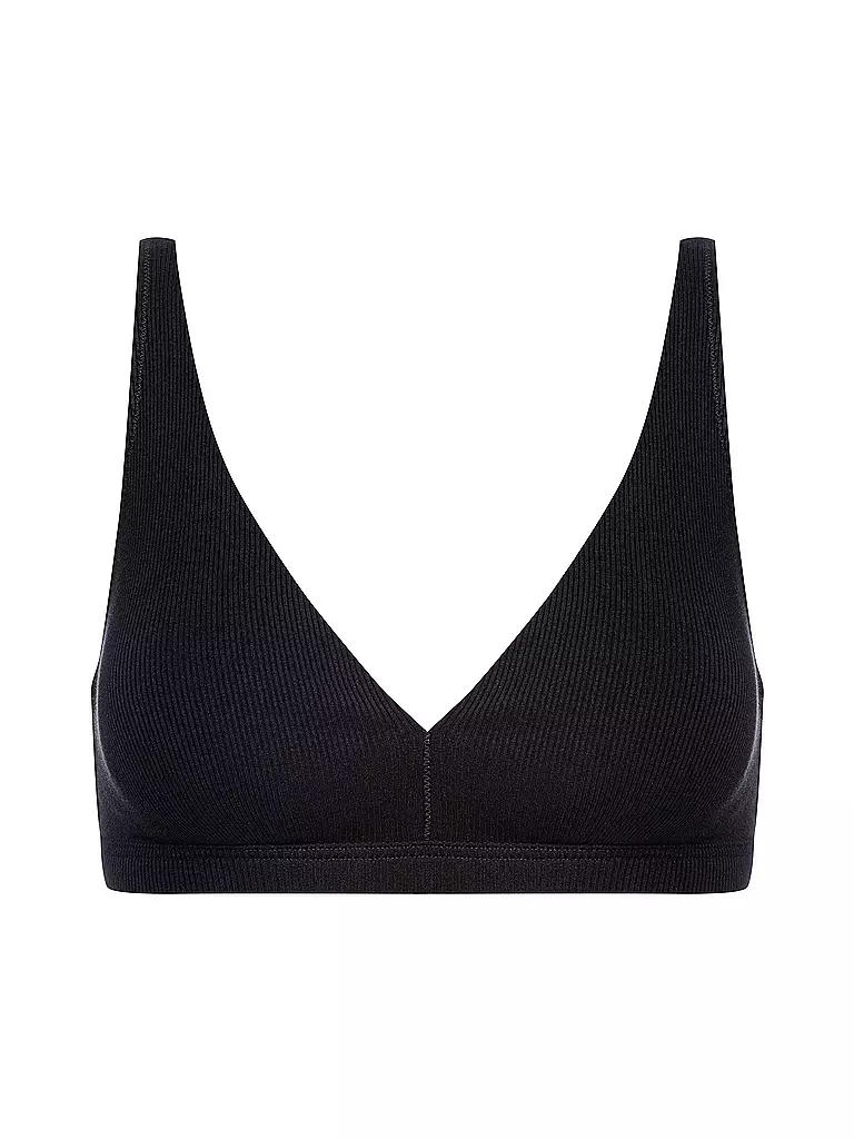 MEY | Sujetador triángulo ORGANIC COTTON negro | Negro
