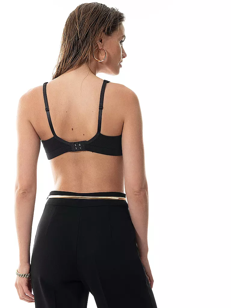 MEY | Sujetador triángulo ORGANIC COTTON negro | Negro
