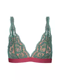 MEY | Sujetador triángulo POETRY VOUGE blossom | Rojo oscuro