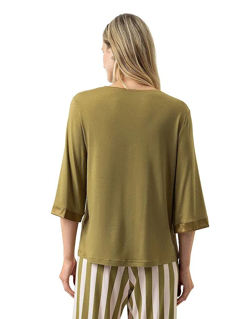 MEY | T-Shirt PURE CHIC golden fern | Oliva