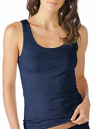 MEY | Top - Camiseta interior COTTON PURE gris claro jaspeado | Azul