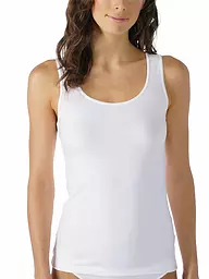 MEY | Top - Camiseta interior COTTON PURE gris claro jaspeado | Blanco