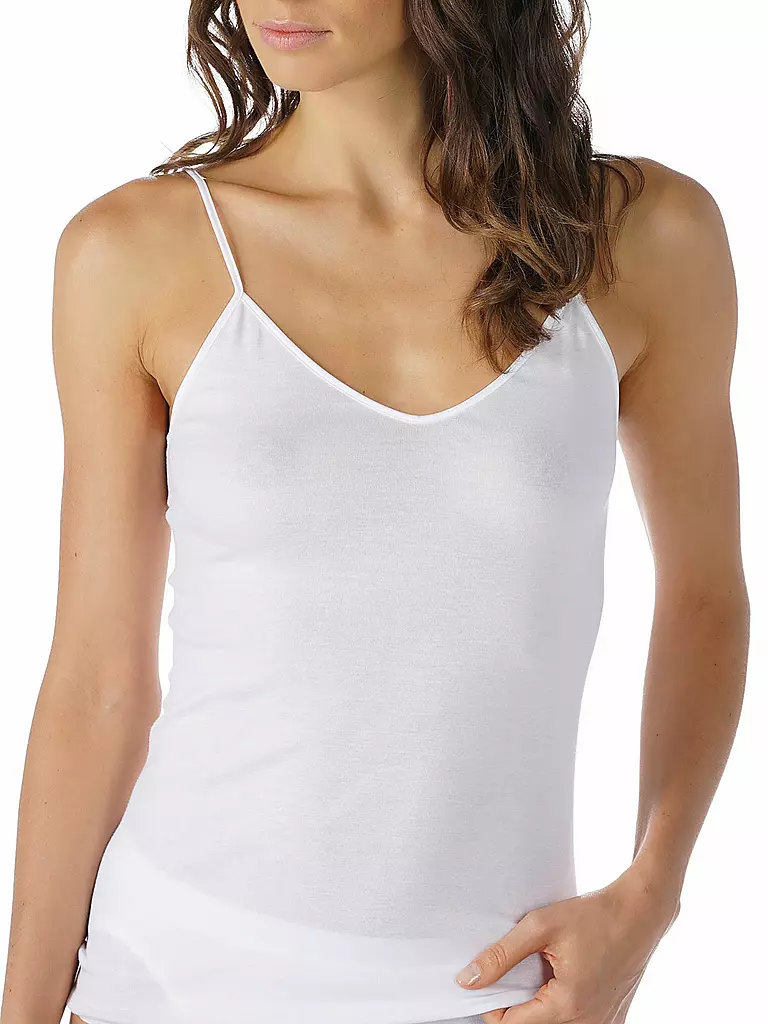 MEY | Top - Camiseta interior NOBLESSE blanco | Blanco
