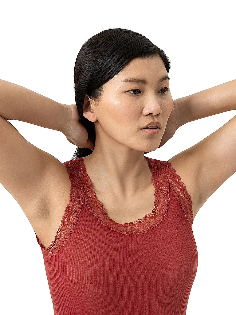 MEY | Top - Camiseta interior WOOL EXPRESSIVE | Rojo
