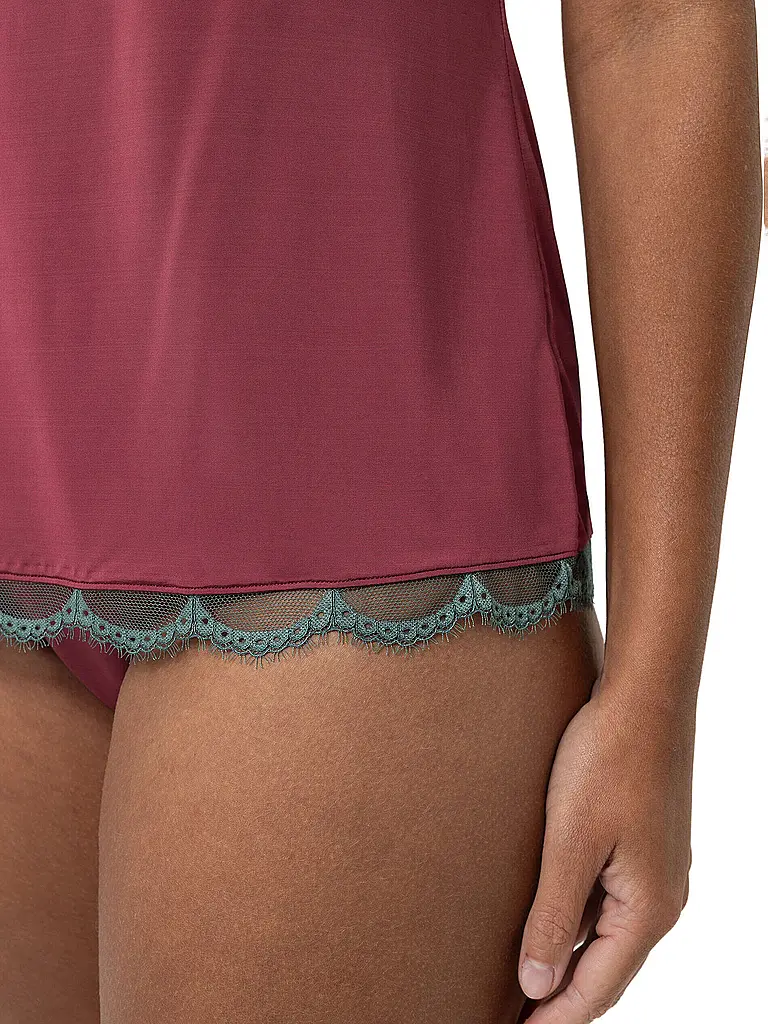 MEY | Top - Camisola CAMISOLE POETRY VOGUE beau bordeaux | Rojo oscuro