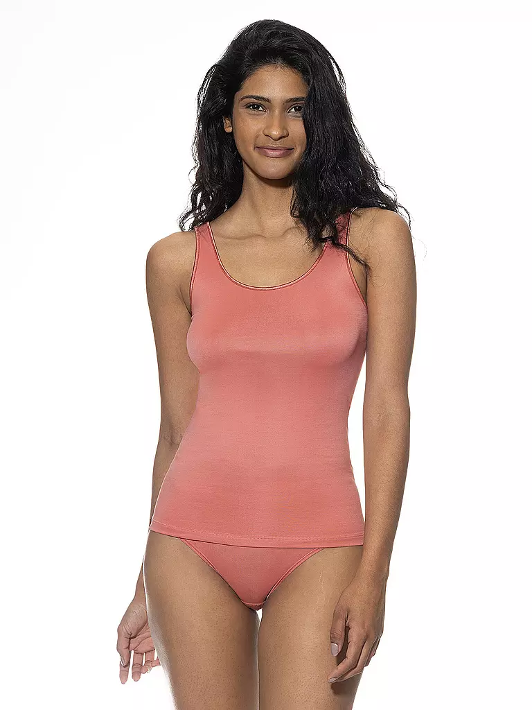 MEY | Top - Unterhemd EMOTION pale macaron | Naranja