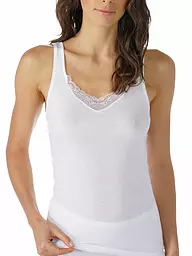 MEY | Top con encaje (Blanco) | Blanco