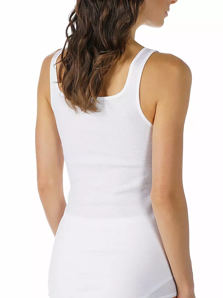 MEY | Top con encaje (Blanco) | Blanco