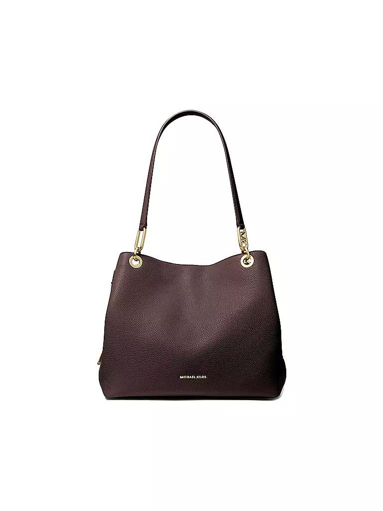 MICHAEL KORS | Bolso de cuero - Bolso bandolera KENSINGTON Large | Marrón