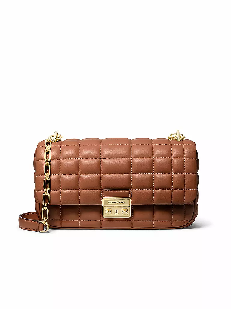 MICHAEL KORS | Bolso de cuero - Bolso bandolera TRIBECA Large | Camel