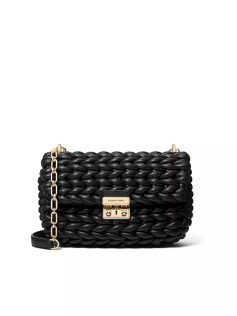 MICHAEL KORS | Bolso de cuero - Bolso bandolera TRIBECA | Negro