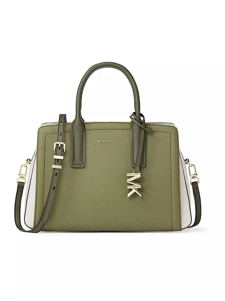 MICHAEL KORS | Bolso de cuero - Bolso de mano LAILA Small | Verde