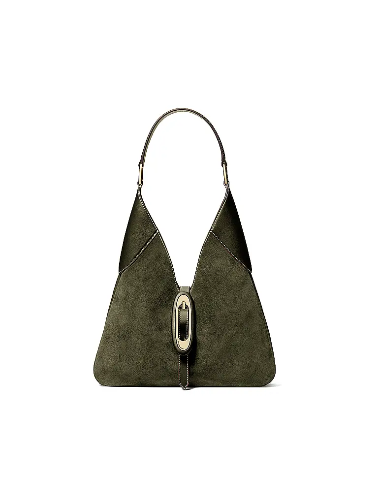 MICHAEL KORS | Bolso de cuero - Bolso Hobo CORNELIA Medium | Oliva