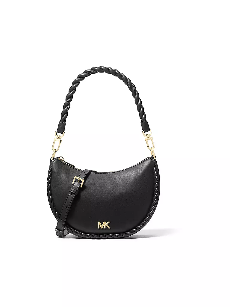 MICHAEL KORS | Bolso de cuero - Bolso Hobo KYLA Small | Negro
