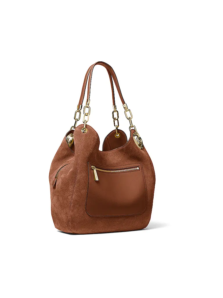 MICHAEL KORS | Bolso de cuero - Bolso Hobo LILLIE Grande | 