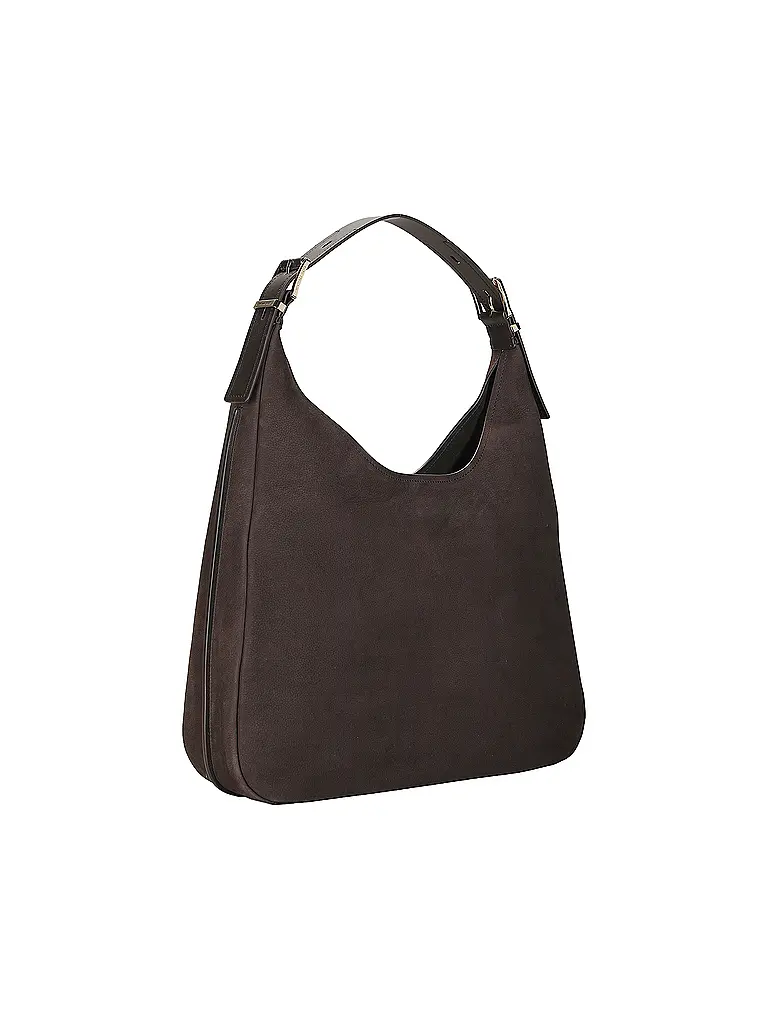 MICHAEL KORS | Bolso de cuero - Bolso Hobo NOLITA Large | Marrón